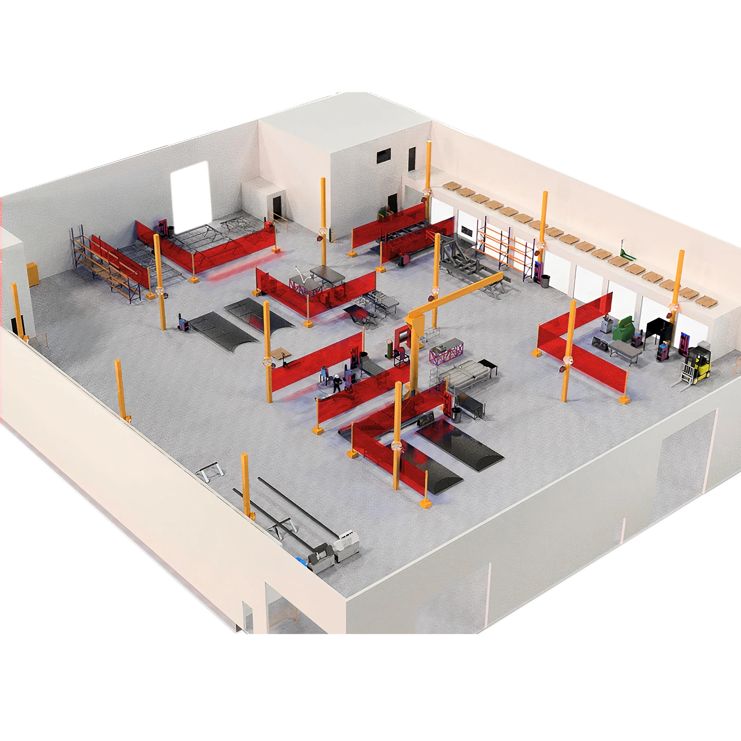 Retractable Weld Screen