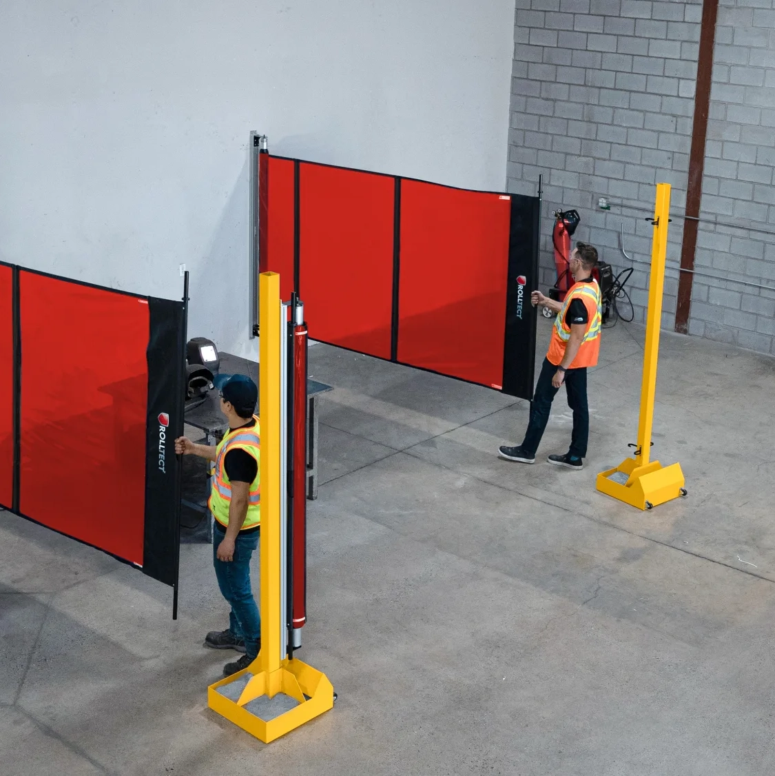 Retractable Weld Screen