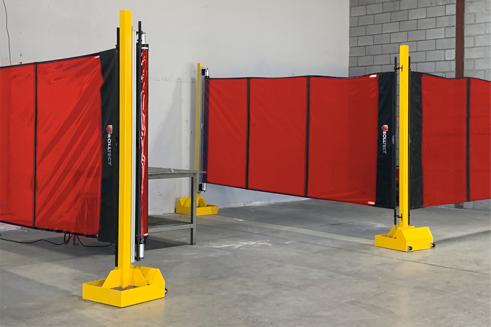 ROLLTect Retractable Welding Screen