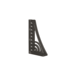 System 22 Stop and Clamping Square 500 G with Angle Right - Nitrided