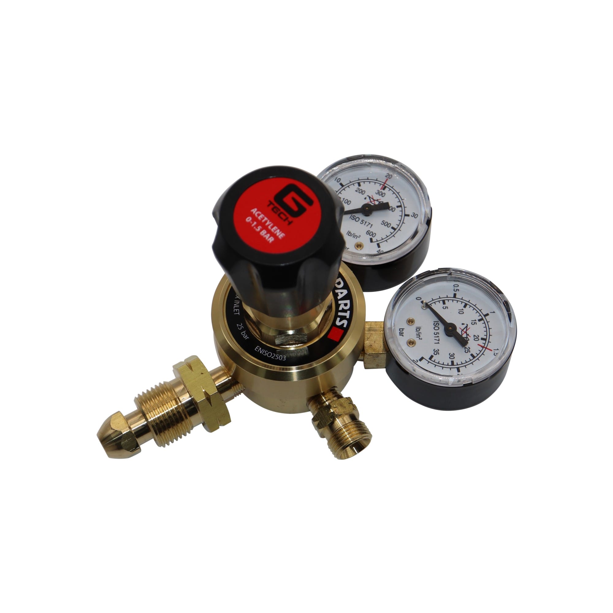 Single Stage Two Gauge Acetylene Regulator
