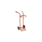 Single Oxygen & Argon Gas Bottle Trolley
