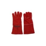 Red Welding Gauntlets