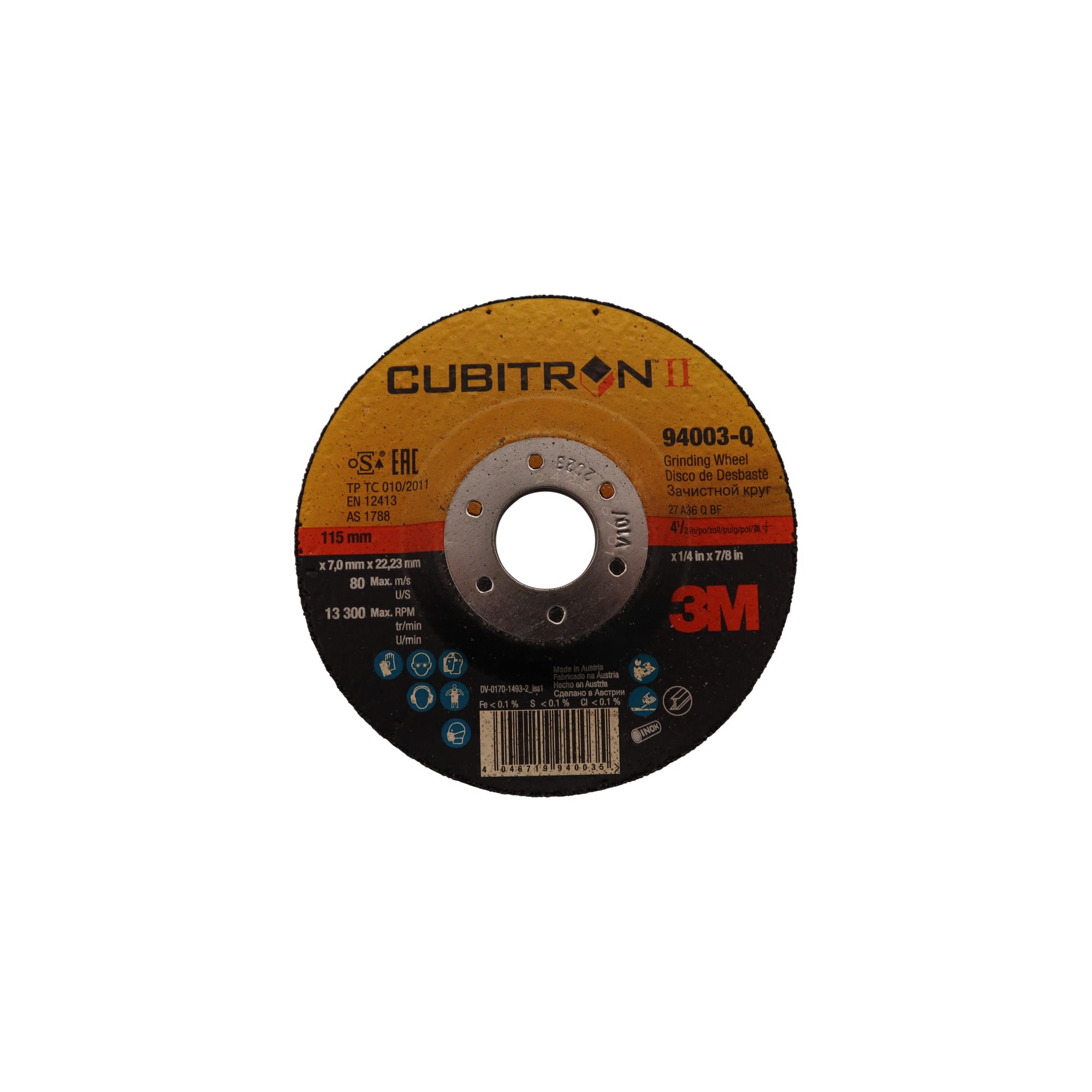 3M Cubitron II DPC Grinding Disc