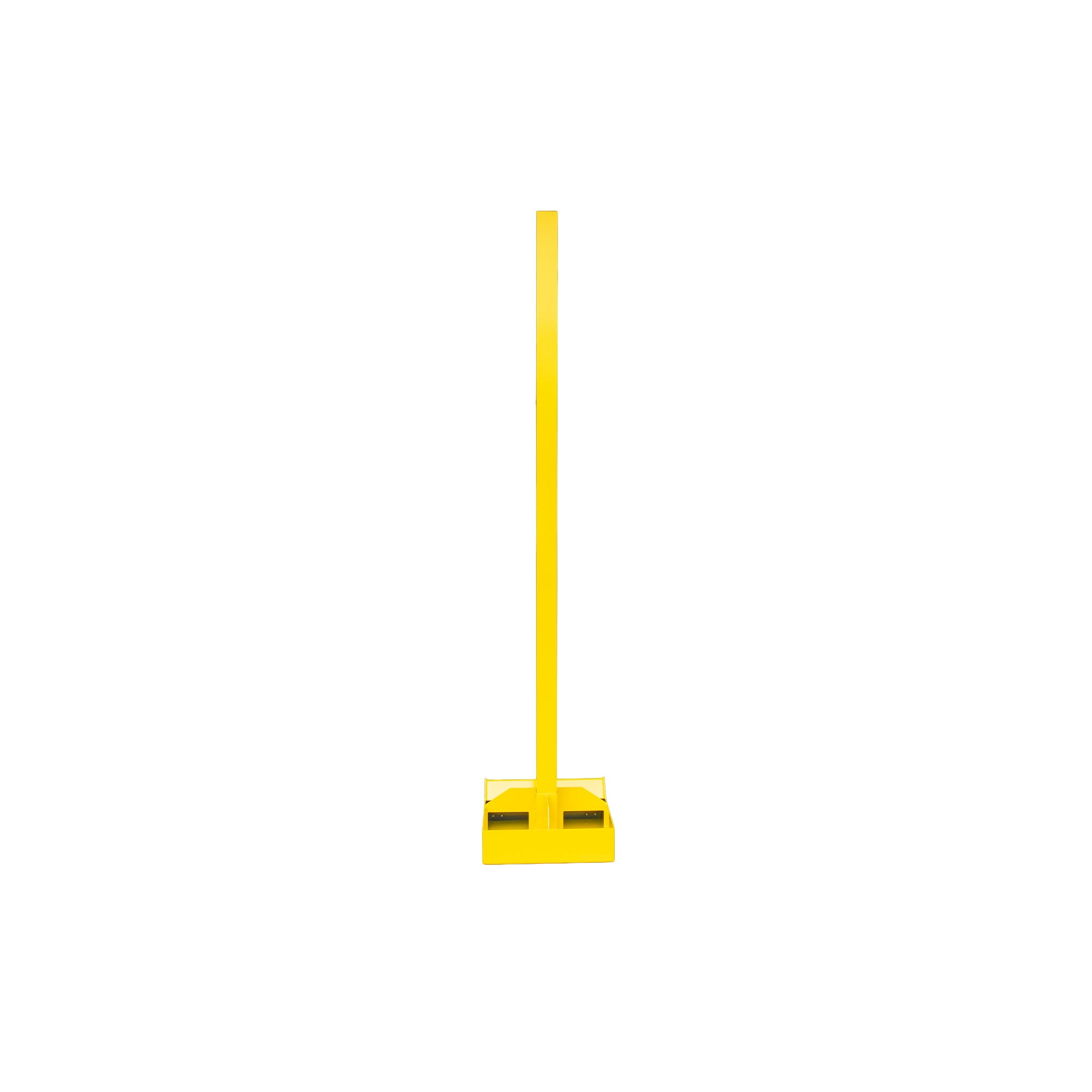 Yellow Mobile Mounting Post & Base (To suit RollTect Retractable Curtains) - Image 2