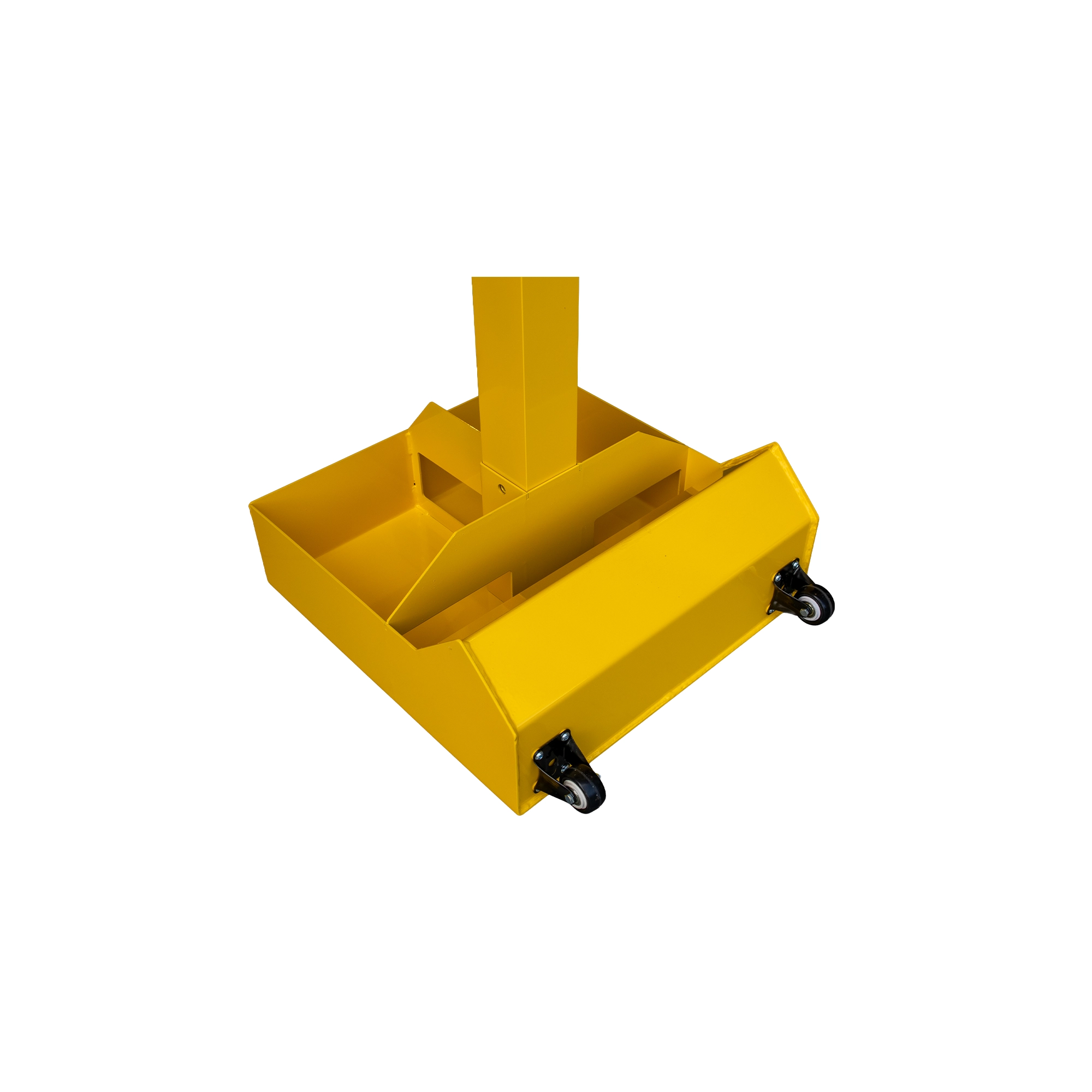 Yellow Mobile Mounting Post & Base (To suit RollTect Retractable Curtains) - Image 4
