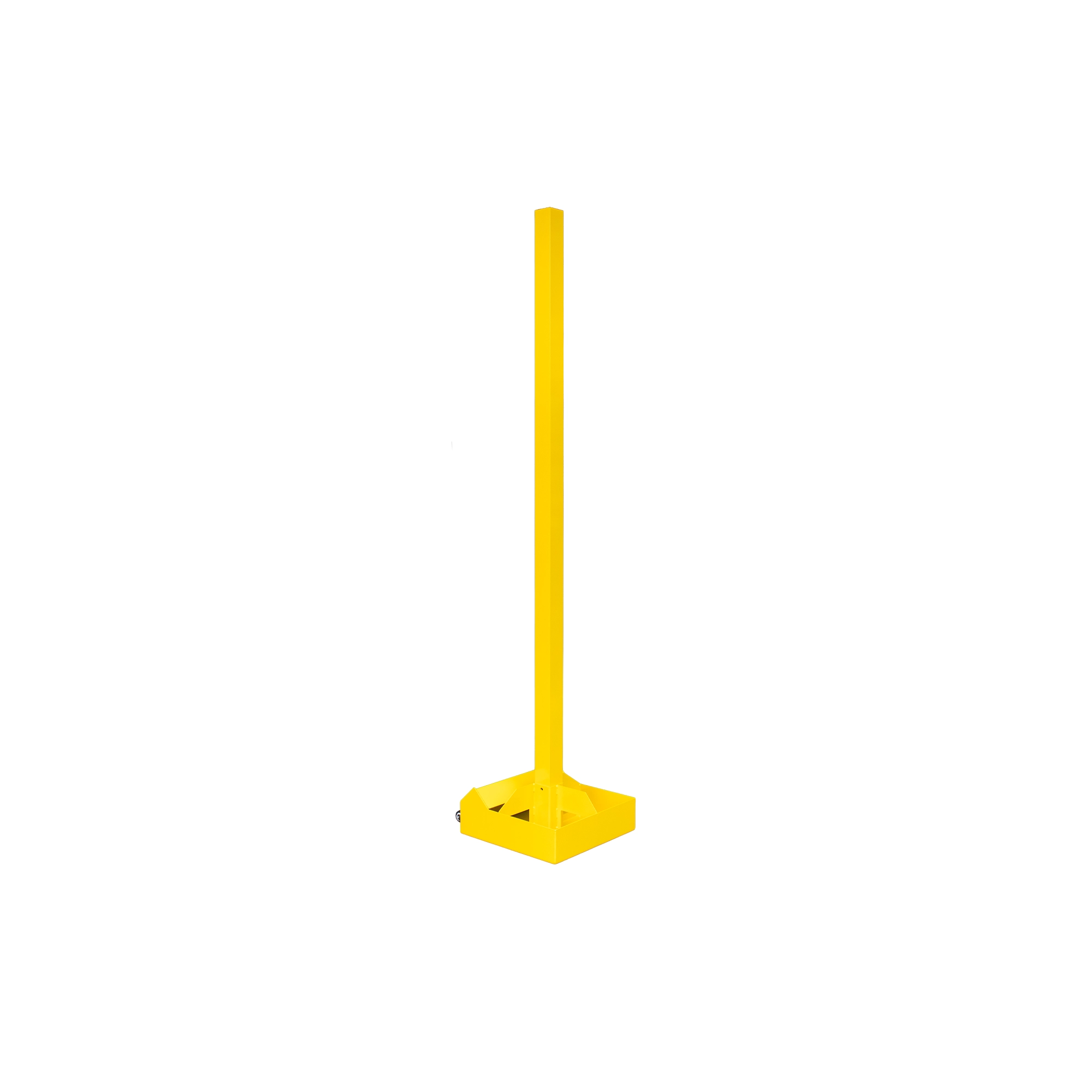 Yellow Mobile Mounting Post & Base