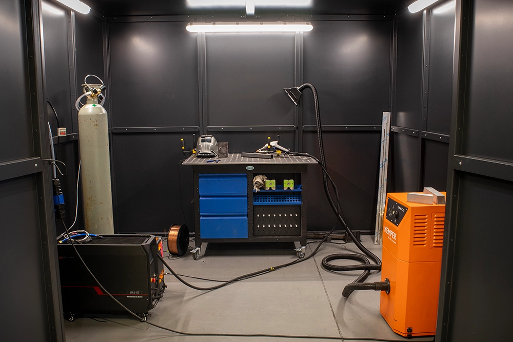 Inside the Laser Welding Cell