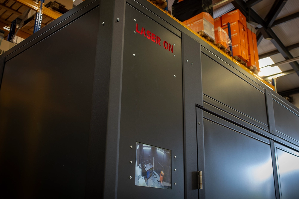 Laser Welding Enclosure Exterior